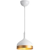 Artcraft Lighting Dash - 1 Light Pendant-8 Inches Tall and 8 Inches Wide-White/Gold Finish