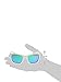 Julbo Kid's Reach L Sunglasses, Shiny White, Spectron 3+ Lens, 10-15 Years