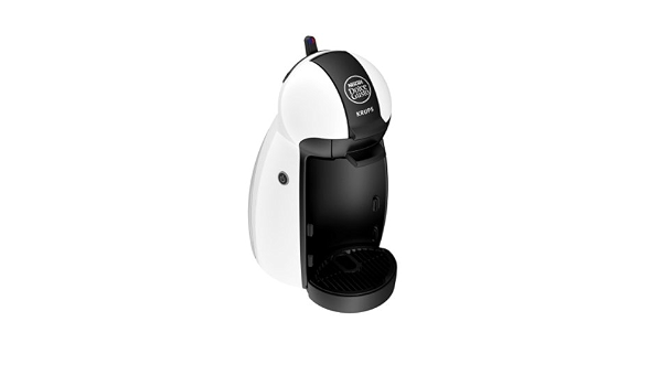 Krups Dolce Gusto Piccolo KP1002 Independiente Semi-automática Máquina de  café en cápsulas 0.6L 1tazas Blanco - Cafetera (Independiente, Máquina de  café en cápsulas, 0,6 L, Cápsula de café, 1500 W, Blanco) :