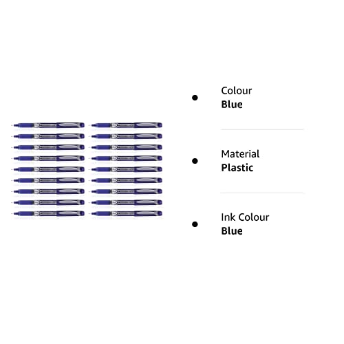 Pilot 019588 Hi-TecPoint V10 Grip Pen (Blue - Pack of 18) 1