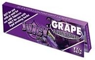 Juicy Jay's Grape King Size Flavoured Papers - 5 Booklets (32 Leaves Each)