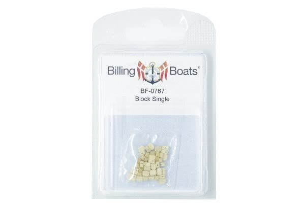 Billing Boats BF767 3 mm Single Wooden Block for Model Building Kit