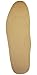 Shoeslulu Magic Absorbent Ultra Thin Handcrafted Lambskin Leather Insoles with Breathable Activated Carbon Bottom (US Women 8-8.5 [Wide] / EU 39, Natural Lambskin)