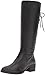 Steve Madden Women's Laceupp Western Boot, Black Leather, 8.5 M US