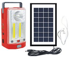 Sun Power Solar Home Lighting System with Emergency Light
