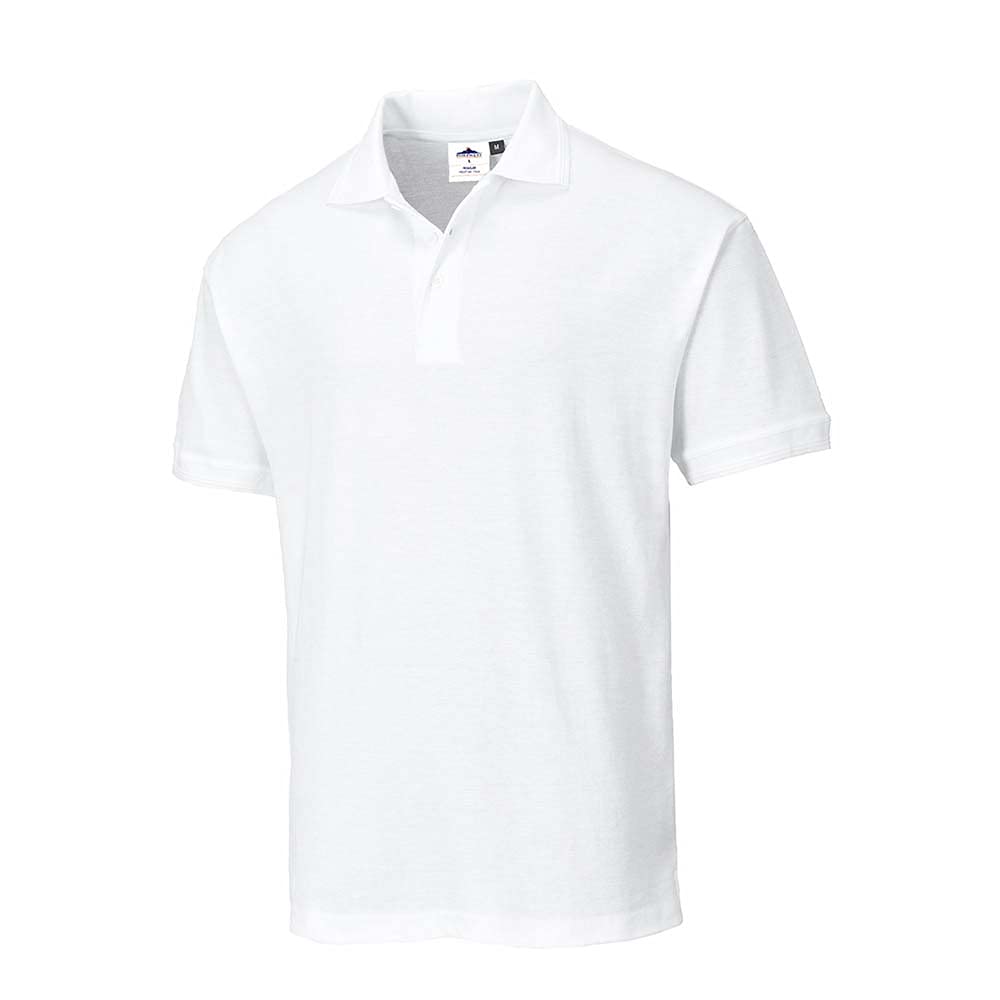 Stalwart A734-S Polo Shirt, White, Small