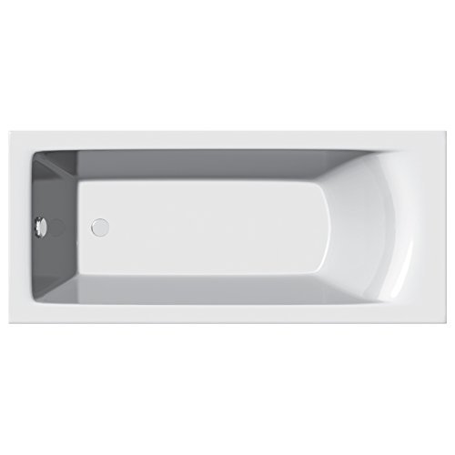 Home Standard Cube Square Bathroom Straight Single Ended Bath Tub 5mm Acrylic (1800mm x 800mm)