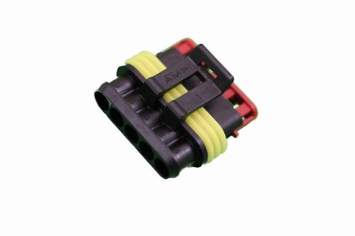 Vs Electronic 325859 Super Seal Housing 5 Pin for Blade Receptacles, 1.5 mm