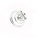 HUELE 20pcs Clear 6 Beads Crystal Swirl Hair Twists Coils Spirals Hair Pin Clip Accessories