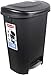 Rubbermaid Step-On Lid Trash Can for Home, Kitchen, and Bathroom Garbage, 13 Gallon, Black primary