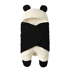 TENDYCOCO Cartoon Panda Baby Swaddle Slaapzak Kinderwagen Katoen Baby Baby Slaapdeken 55*29cm Afbeelding 1