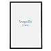 SnapeZo Movie Poster Frame 27x41, Black, 1.25 Inch Aluminum Profile, Front-Loading Snap Frame, Wall Mounting, Professional Series