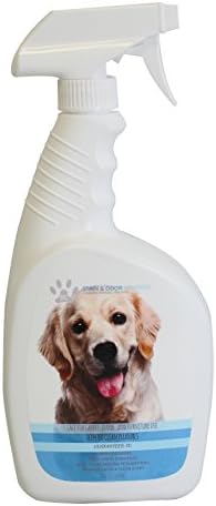 Pet Stain Remover - Removes Stains and Odors Instantly - Works with All Pets, Cats Dogs Ferrets - Lifts Spots from Carpets Better than Most Cleaners 32 oz