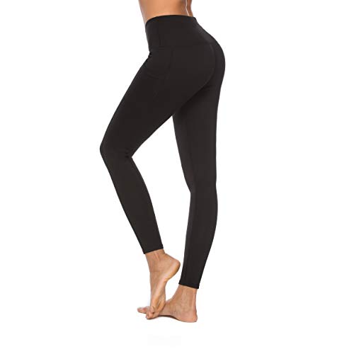 RURING Women's High Waist Yoga Pants Tummy Control Workout Running 4 Way Stretch Yoga Leggings