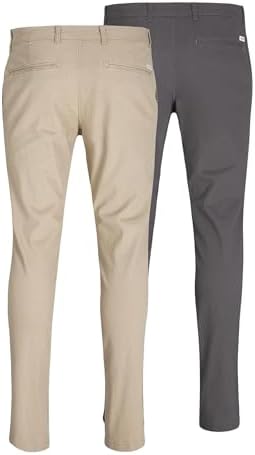 Homme Jpstmarco Jjdave 2pk MP Noos Trousers, Vaisselle, 36W / 32L EU