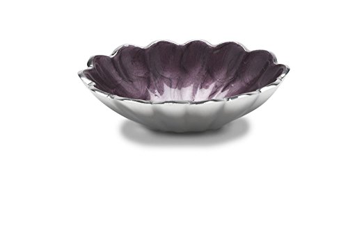 Julia Knight Peony Oval Bowl, 5-Inch, Amethyst, Purple