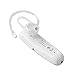 GLCON GJ-02 Stereo Wireless Bluetooth Earpiece 4.1 with Mic, A2DP Music Streaming, Noise & Echo Cancellation, Headset with Microphone Earbud for Car GYM Office, iPhone and Cell Phones,White