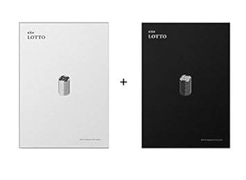 EXO Vol. 3 repackage LOTTO (Korean+Chinese Version,2 album set) [+EXO autograph 24K EM filter][+EXO Polaroid photocard 4pcs][