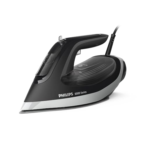 Philips Dampfbügeleisen 6000 Serie, Schwarz, 2600 W