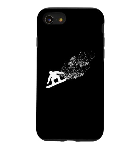 Snowboarding Freestyle Snowboarder Downhill Snowboard Case for iPhone SE (2020)…