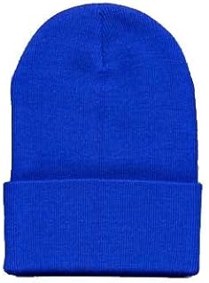 blue wooly hat