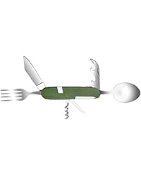 Itscool Utensilios de camping, 6 en 1 desmontables