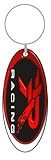 Red R Racing Plastisol Key Chain