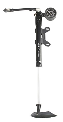 GIYO Bike Bicycle 2 in 1 Schrader Presta Tyre and Shock Pump with Gauge 300PSI - Thumbnail 3