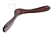 JS HANGER Wide Shoulder Coat Hanger, 3-Pack, Wooden
