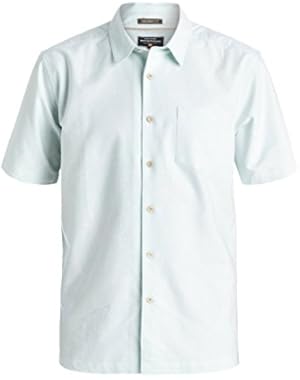 Mens Secret Island Button Up Short-Sleeve Shirt