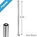 Contemporary Staircase Stainless Steel Newel Post E0042. Railing System - Interior and Exterior - Stair Newel Post - Modern Stairs