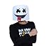 Moniku Halloween DJ Mask Party Props Helmet Hard Latex Solid Masks