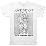 Joy Division Men's Unknown Pleasures Slim Fit T-shirt White