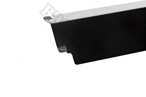 BBQMANN JD321 (4-pack) Porcelain Steel Heat Plate/ Replacement for Select Gas Grill Models, Charbroil and Others (16" X 3 13/16")