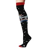 SUTTOS Novelty Funny Crazy Rainbow Unicorn Lover Dress Socks Athletic Over the Knee High Leg Socks