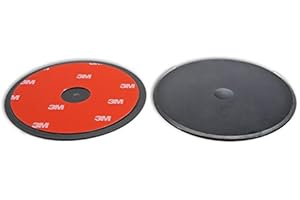 Navitech 80mm Circular Adhesive Universal Dash Disc For Use With Windscreen Suction Cups For the TomTom START 20