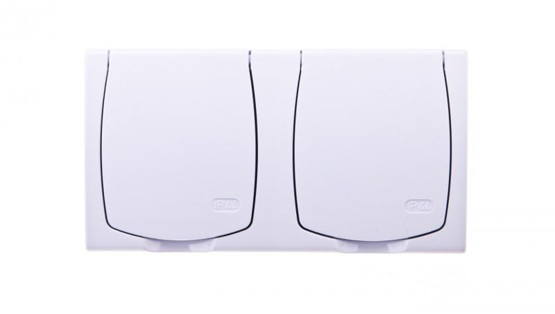Ospel GNH-2NZP/00/W Socket White IP44 16 A 1 Piece