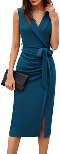 vince v neck ribbed dress Ribbed-knit midi dress - midnight blue