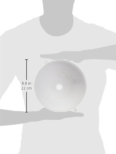 Plastic Funnel with Strainer 8"