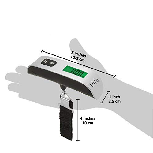 Luggage Scale for Travelers - Temperature Sensor, Battery Indicator, LCD display - Thumbnail 5