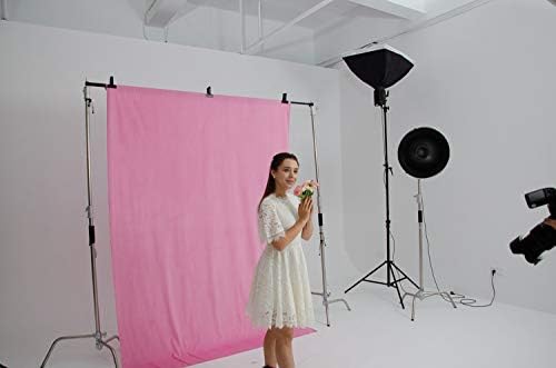Kate Pink Backdrop 1.5x2.2m Microfiber Photo Background for Photoshoot Newborn Portrait Photo Studio Background High Saturation Fluorescence Color Wedding Photography Photo Booth - Image 3