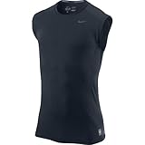 Nike Mens Core Fitted Sleeveless Top 2.0 - X-Large - Dark Obsidian