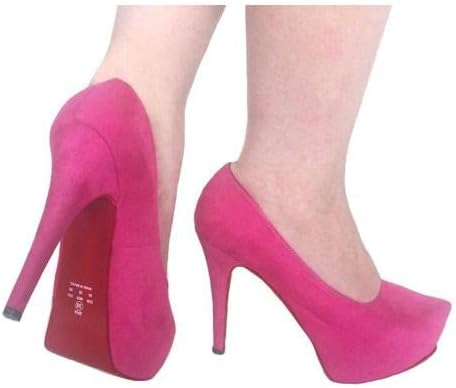 scarpin meia pata pink