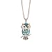 iLH® Clearance Deals Owl Pendant Necklace Women Vintage Glass Cabochon Necklace Jewelry by ZYooh (Blue)