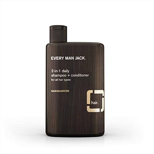 Every Man Jack Daily Shampoo+Conditioner for All hair types, Sandalwood