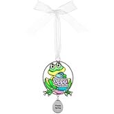 Ganz Hoppy Spring Decorative Hanging Ornament, 4.31-inch Height, Christmas Tree Decor
