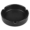 10 x Tafelasbak keramiek zwart – Cigless – asbakje – 10cm x 3cm – tafel asbak – terras asbak – horeca