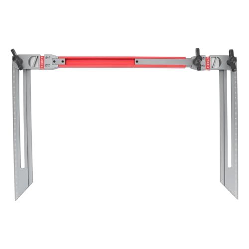 Stair Tread Template Tool, Aluminum Alloy Stair Measuring Tool, High Accuracy Clear Marking Stair Tread Gauge Measuring Tool Jig for Handrail Windowsill Shelf