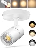 VANoopee 3-Color Zoomable LED Ceiling Spotlight