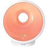 Philips Somneo Sleep and Wake-up Light Therapy Lamp, with Sunrise Alarm and Sunset Fading Night Light with 3 Months Free Headspace Subscription, White (HF3650/60)